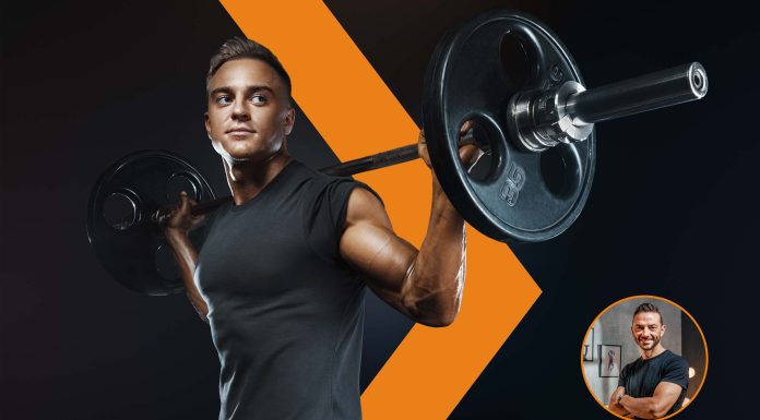 Integratori per la palestra: cosa funziona davvero? sportivo con bilanciere